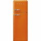 SMEG Frigorífico 2 puertas  FAB30ROR5. Cíclico. Naranja. Clase D